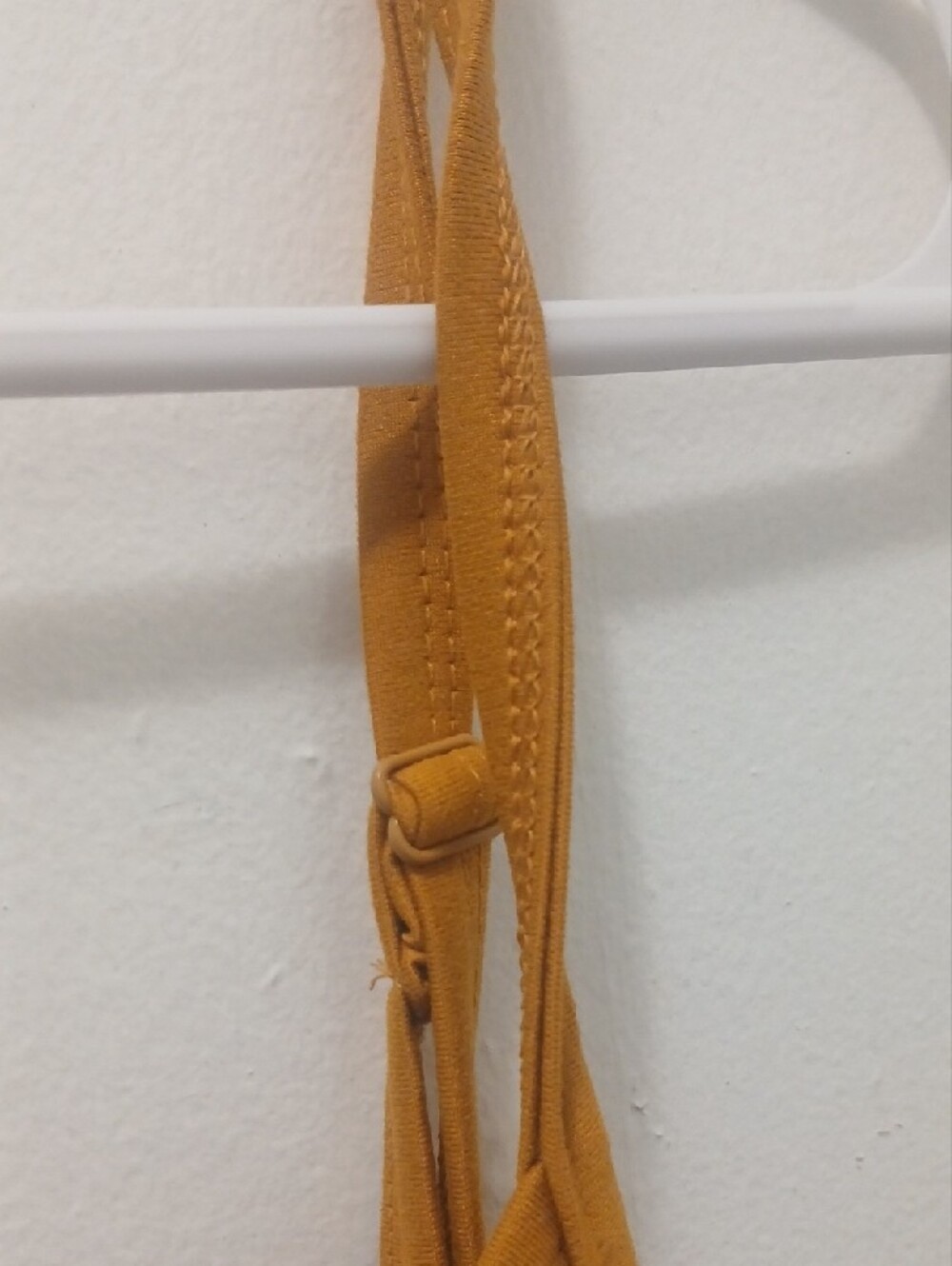 Terra & Sky Mustard Cowl Neck Spaghetti Strap Tank - Picture 3 of 5